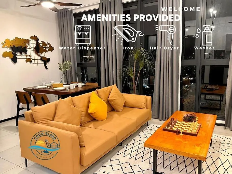 Urban Seaview With Infinity Pool, Luxury Modern Stylish 7Pax 3Bedroom 3Queen Jelutong